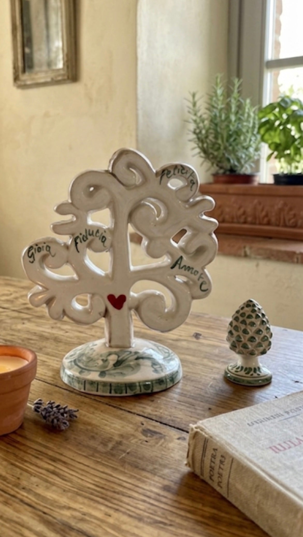 Albero della Vita in Ceramica - Bomboniera artigianale