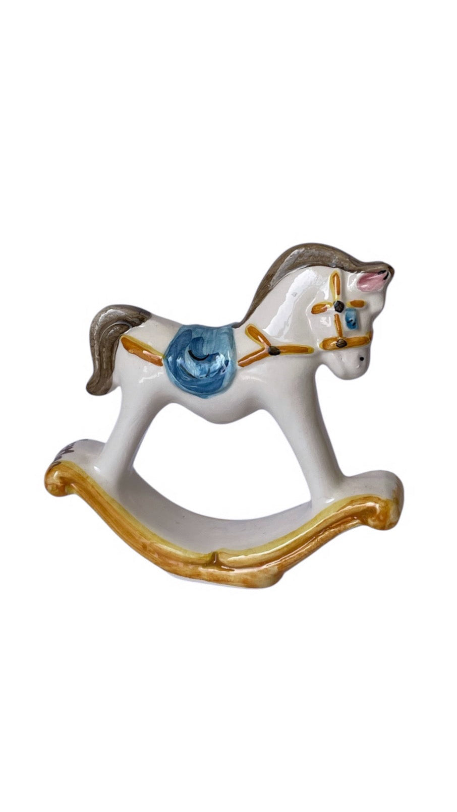 Cavalluccio a Dondolo in Ceramica - Bomboniera artigianale