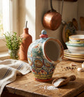 Portasale in Ceramica Artigianale – Tradizione e Colore in Cucina
