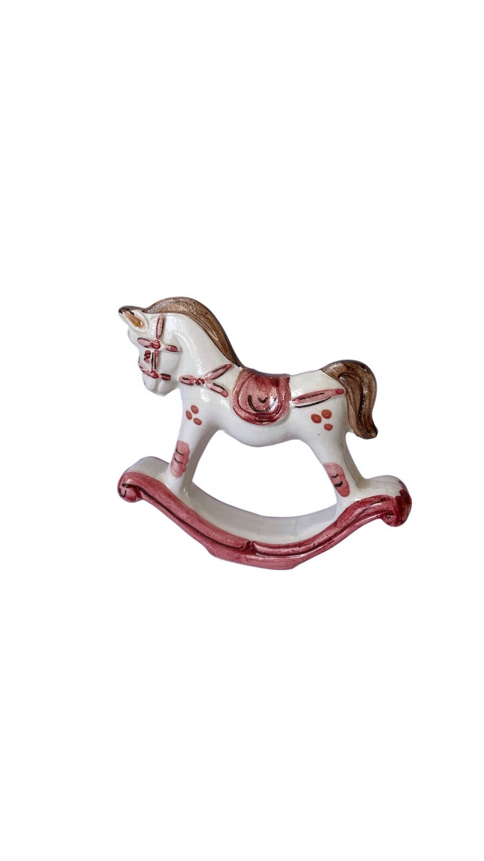 Cavalluccio a Dondolo in Ceramica - Bomboniera artigianale
