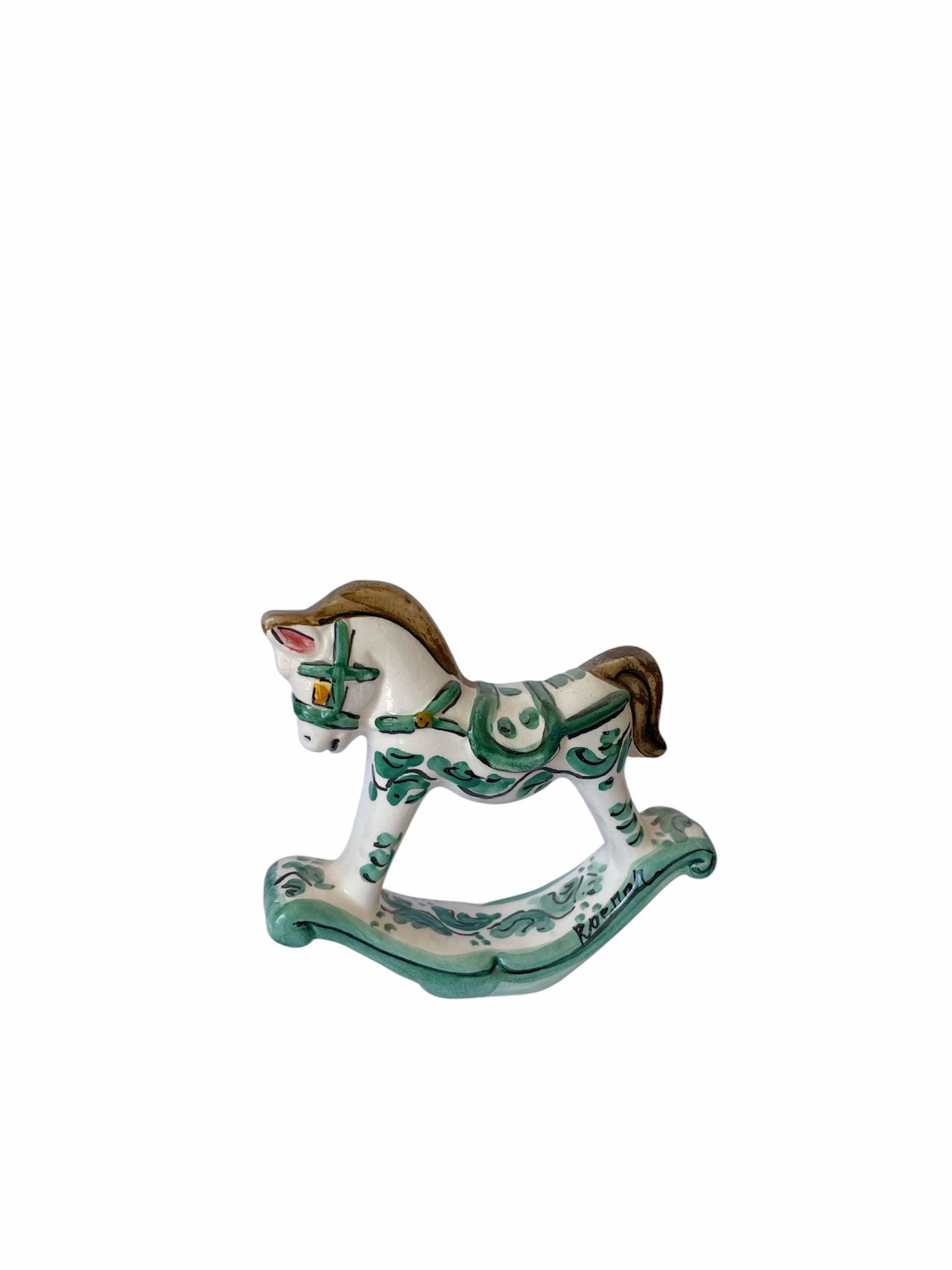 Cavalluccio a Dondolo in Ceramica - Bomboniera artigianale